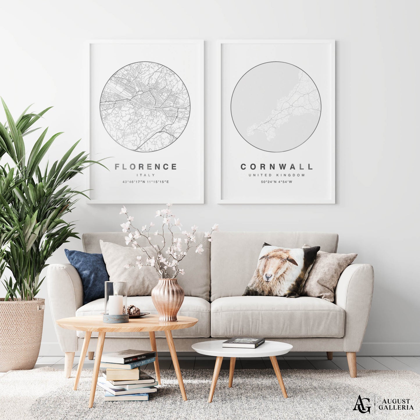 Cornwall Minimalist Map