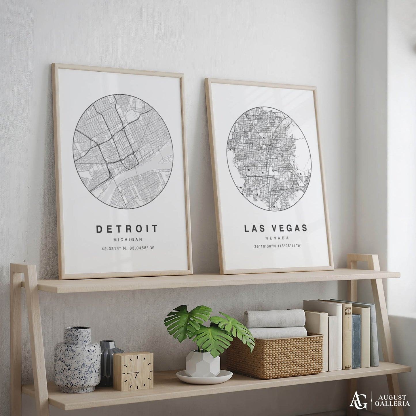 Detroit Minimalist Map