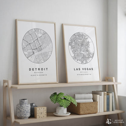 Detroit Minimalist Map
