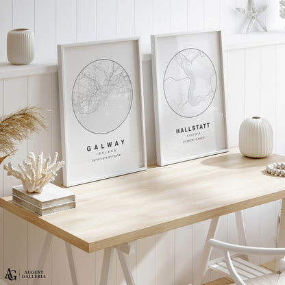 Galway Minimalist Map