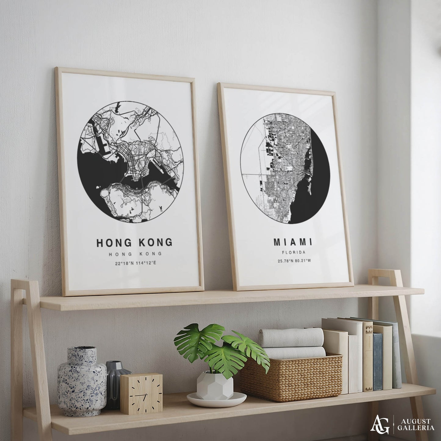 Hong Kong Minimalist Map