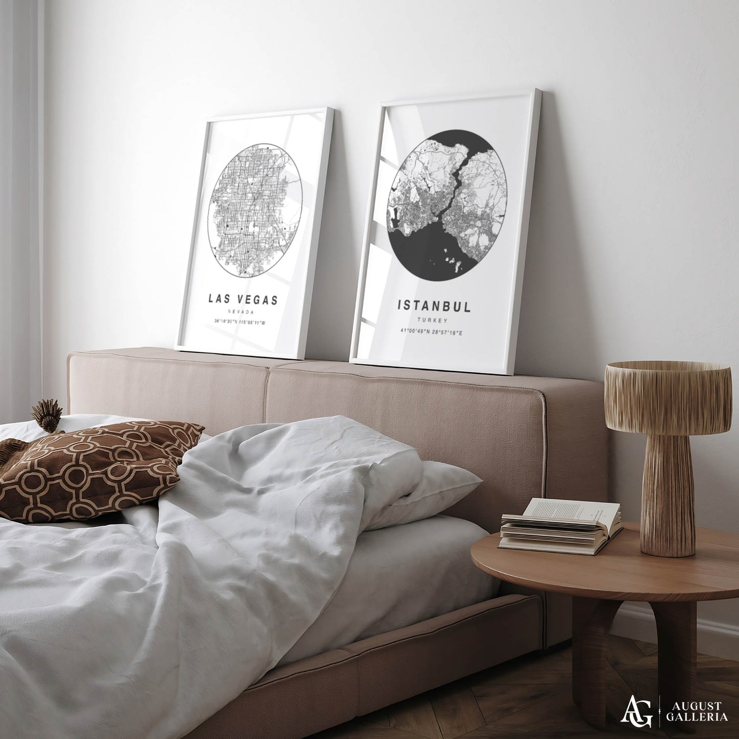 Istanbul Minimalist Map