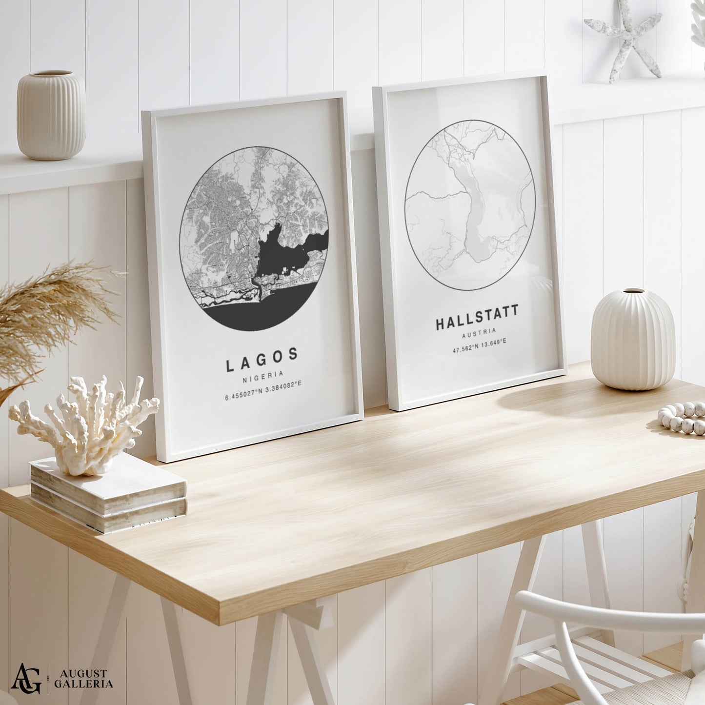 Lagos Minimalist Map