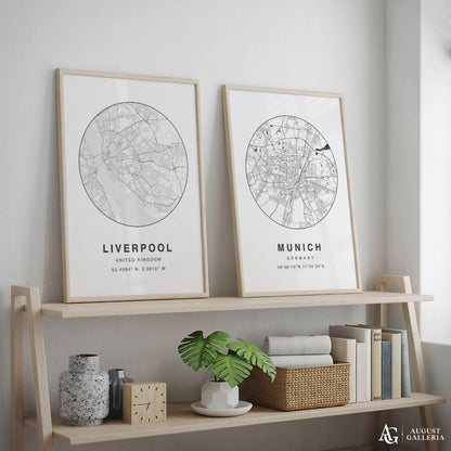 Liverpool Minimalist Map