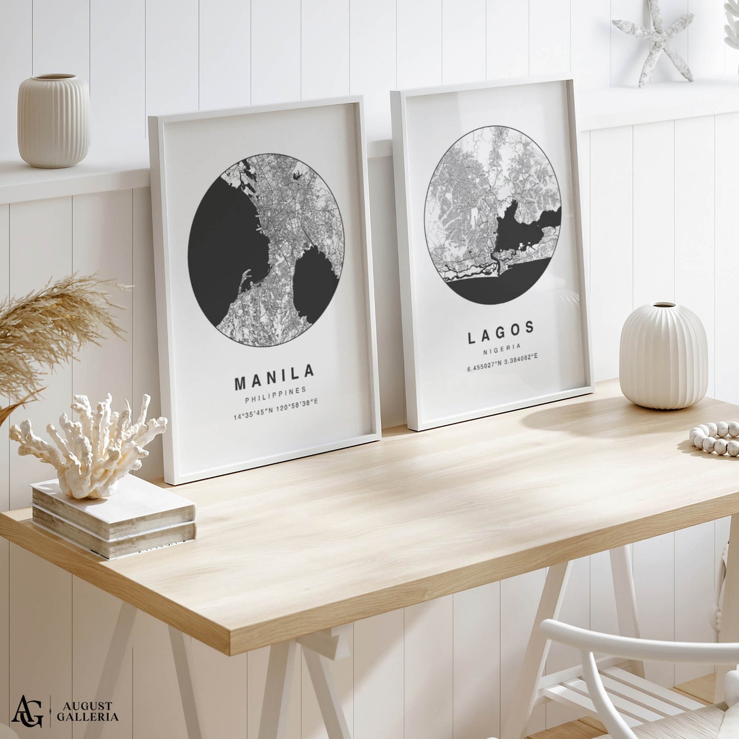 Manila Minimalist Map