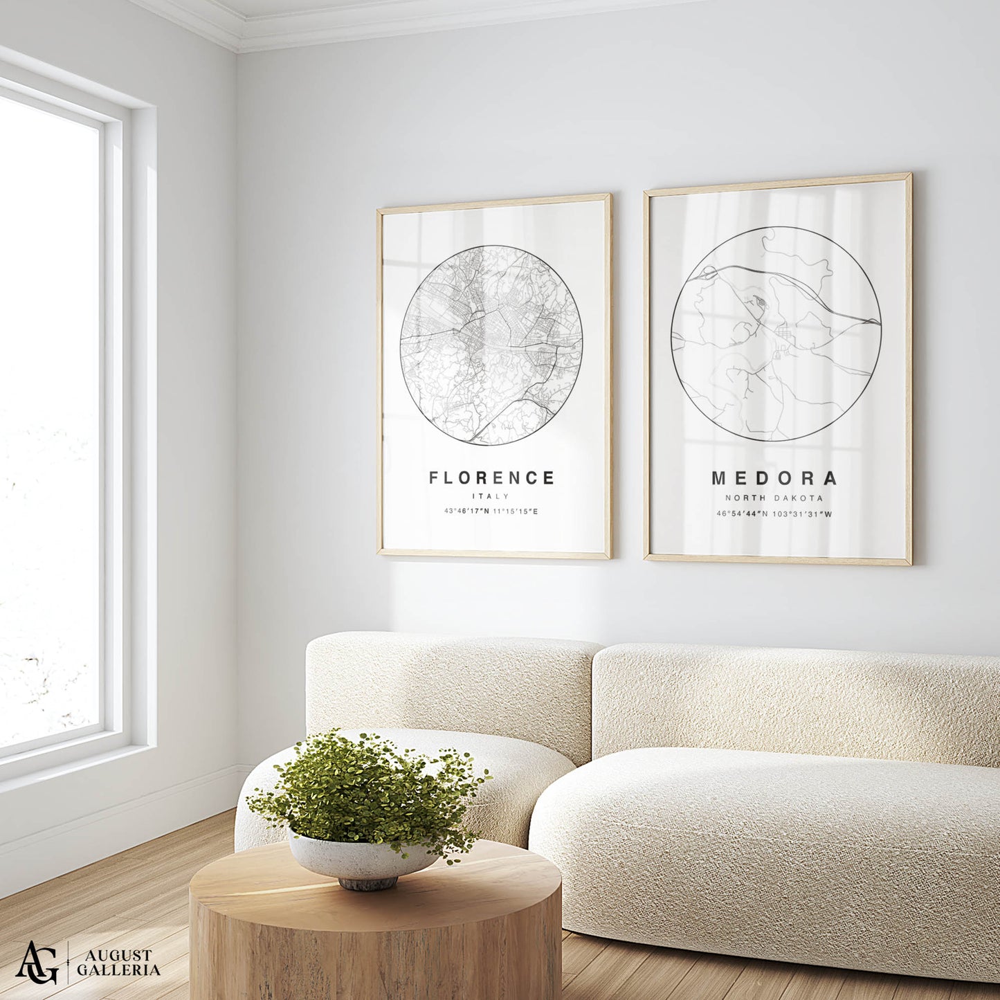 Medora Minimalist Map