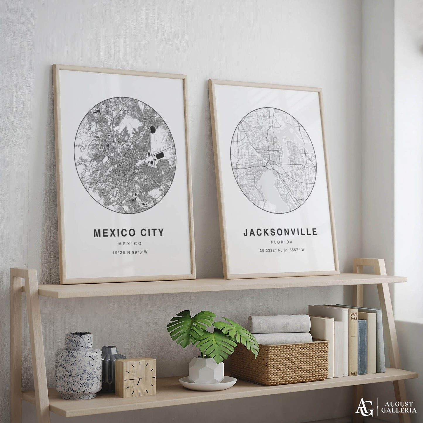 Mexico City Minimalist Map