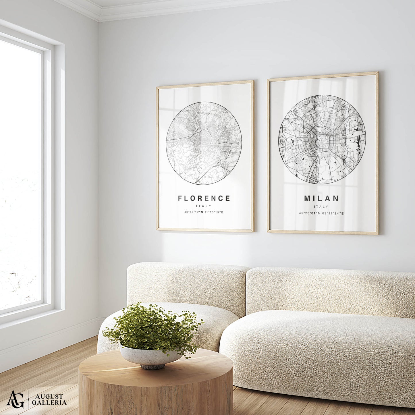 Milan Minimalist Map