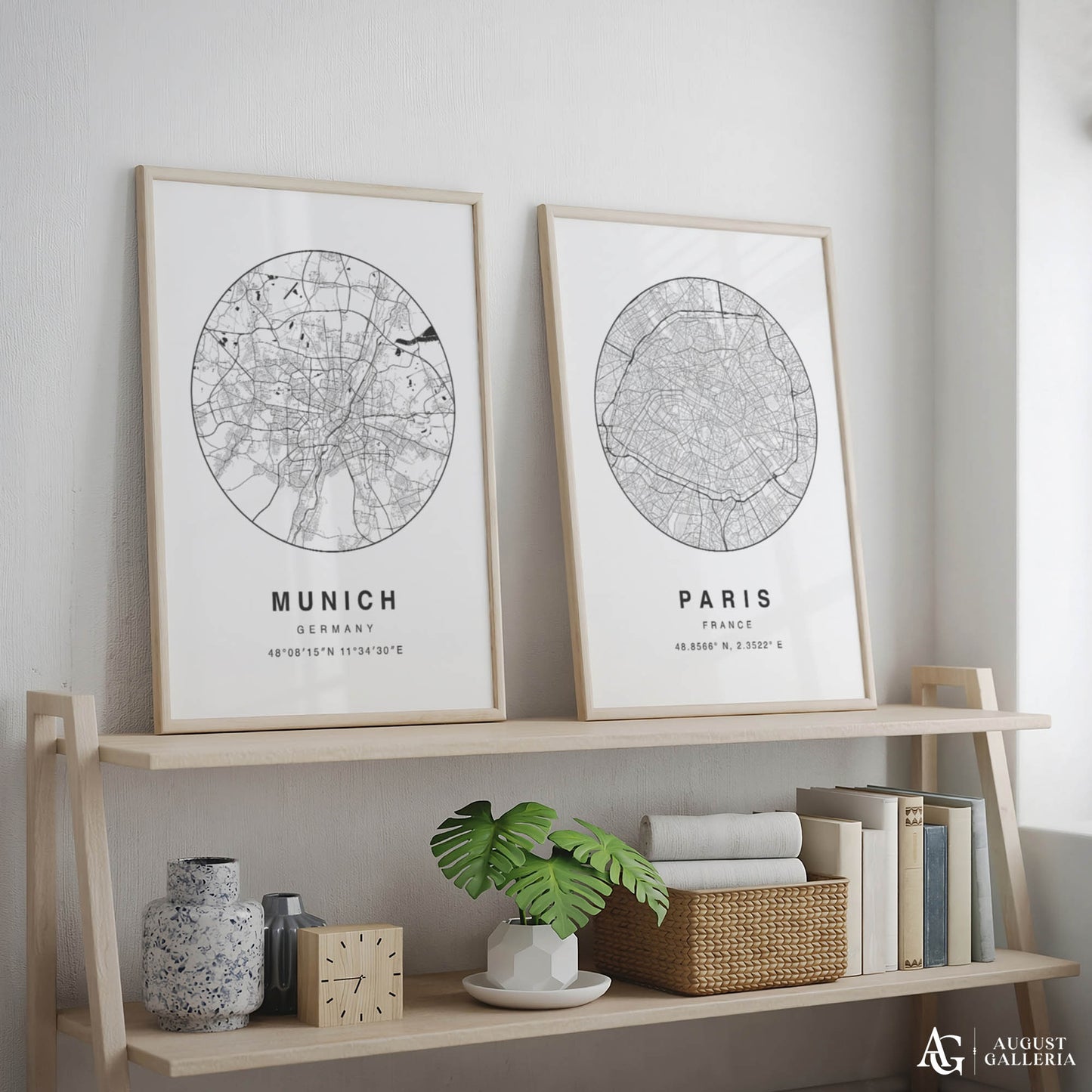 Munich Minimalist Map