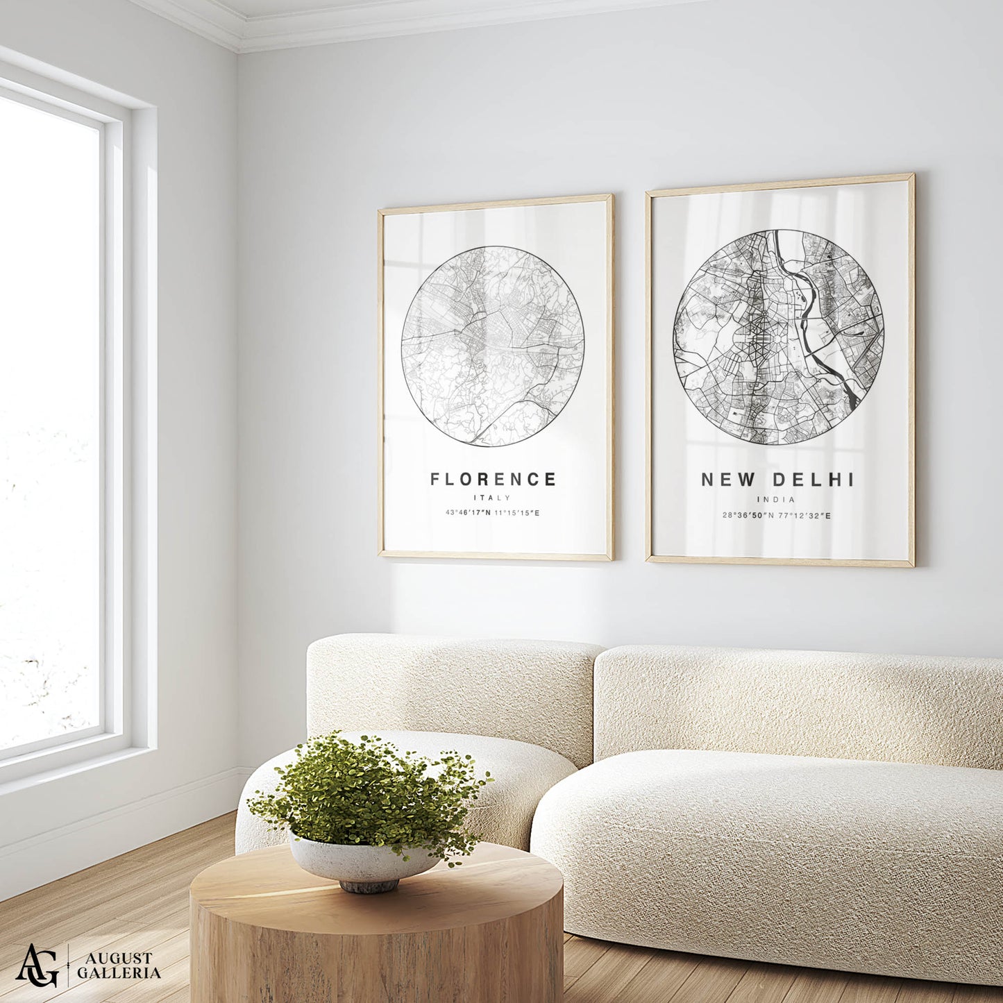 New Delhi Minimalist Map