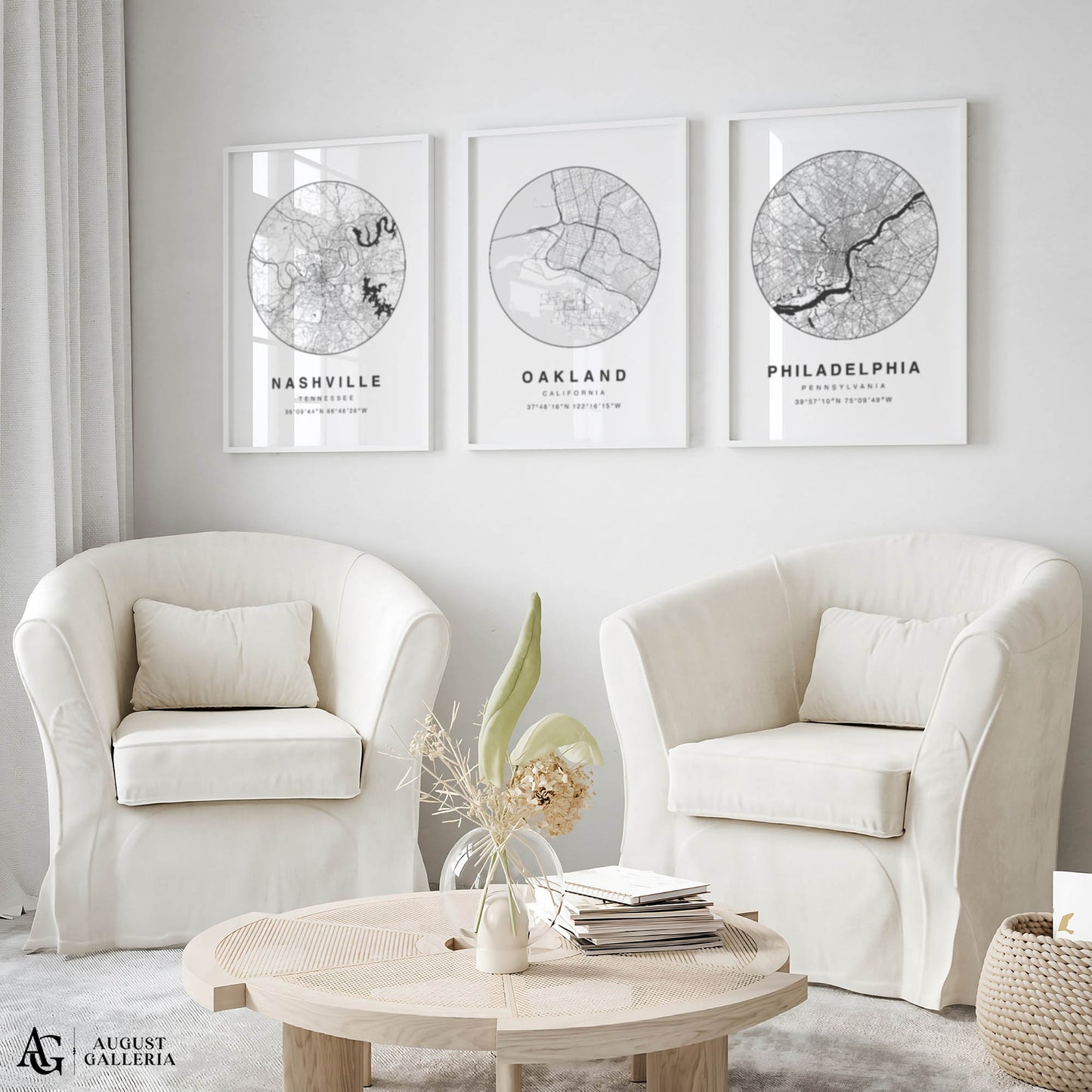 Oakland Minimalist Map