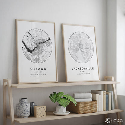 Ottawa Minimalist Map