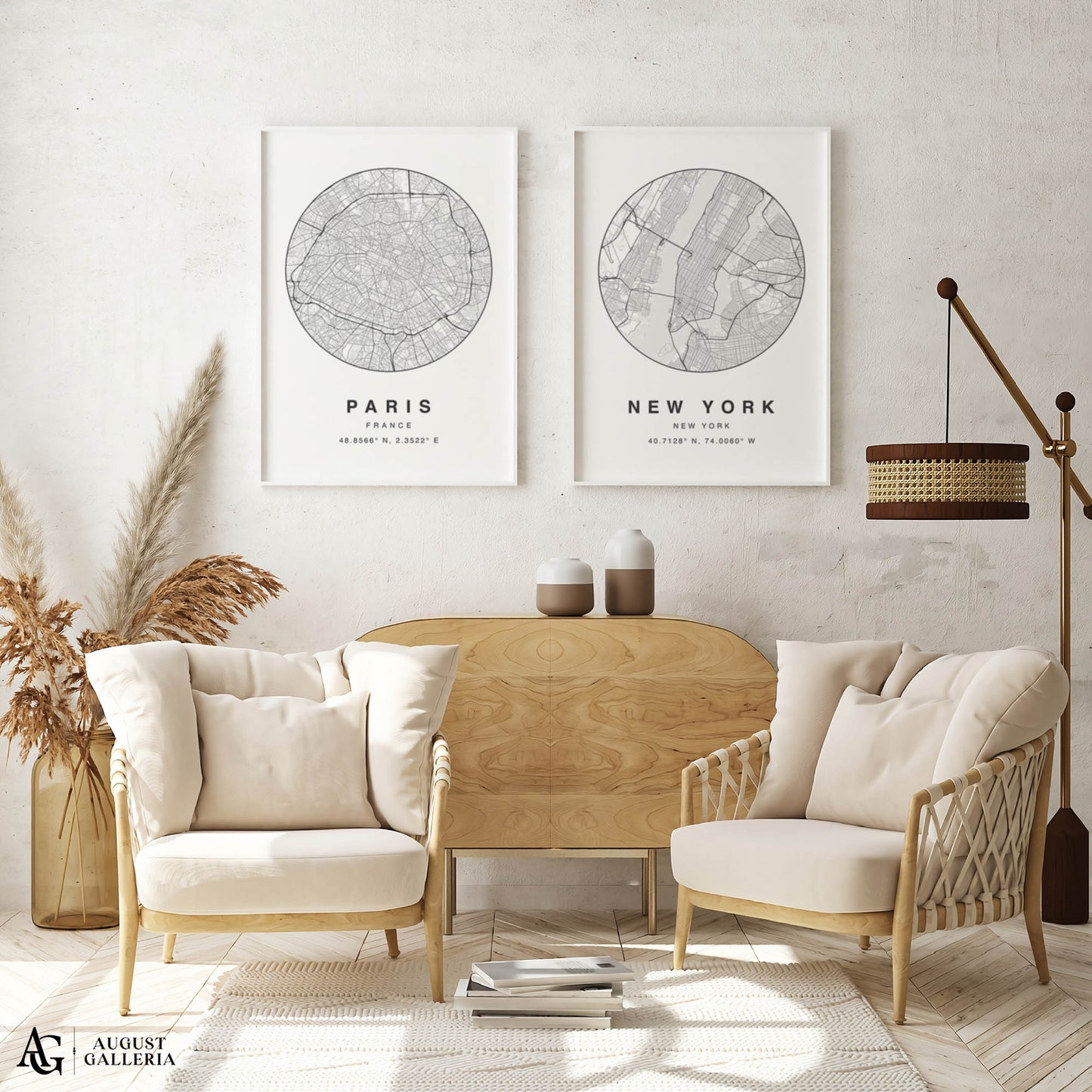 Paris Minimalist Map