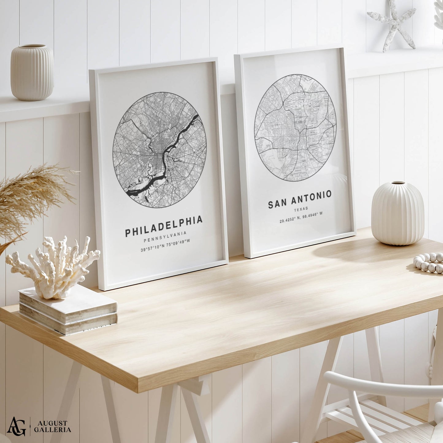 Philadelphia Minimalist Map