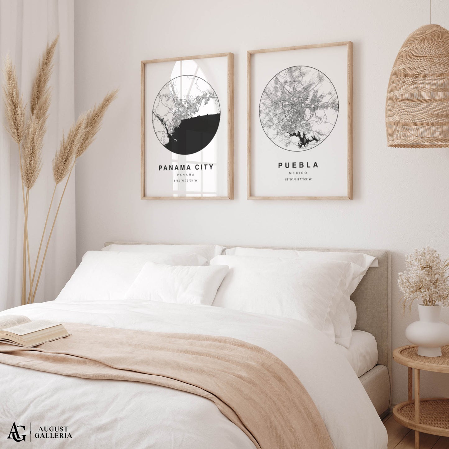 Puebla Minimalist Map