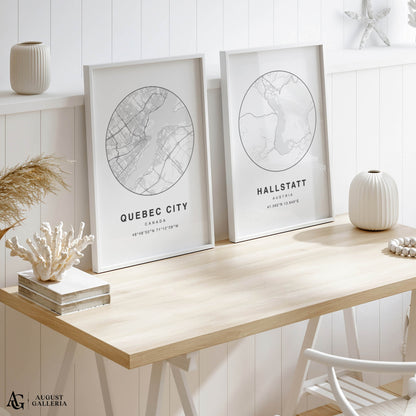 Quebec City Minimalist Map