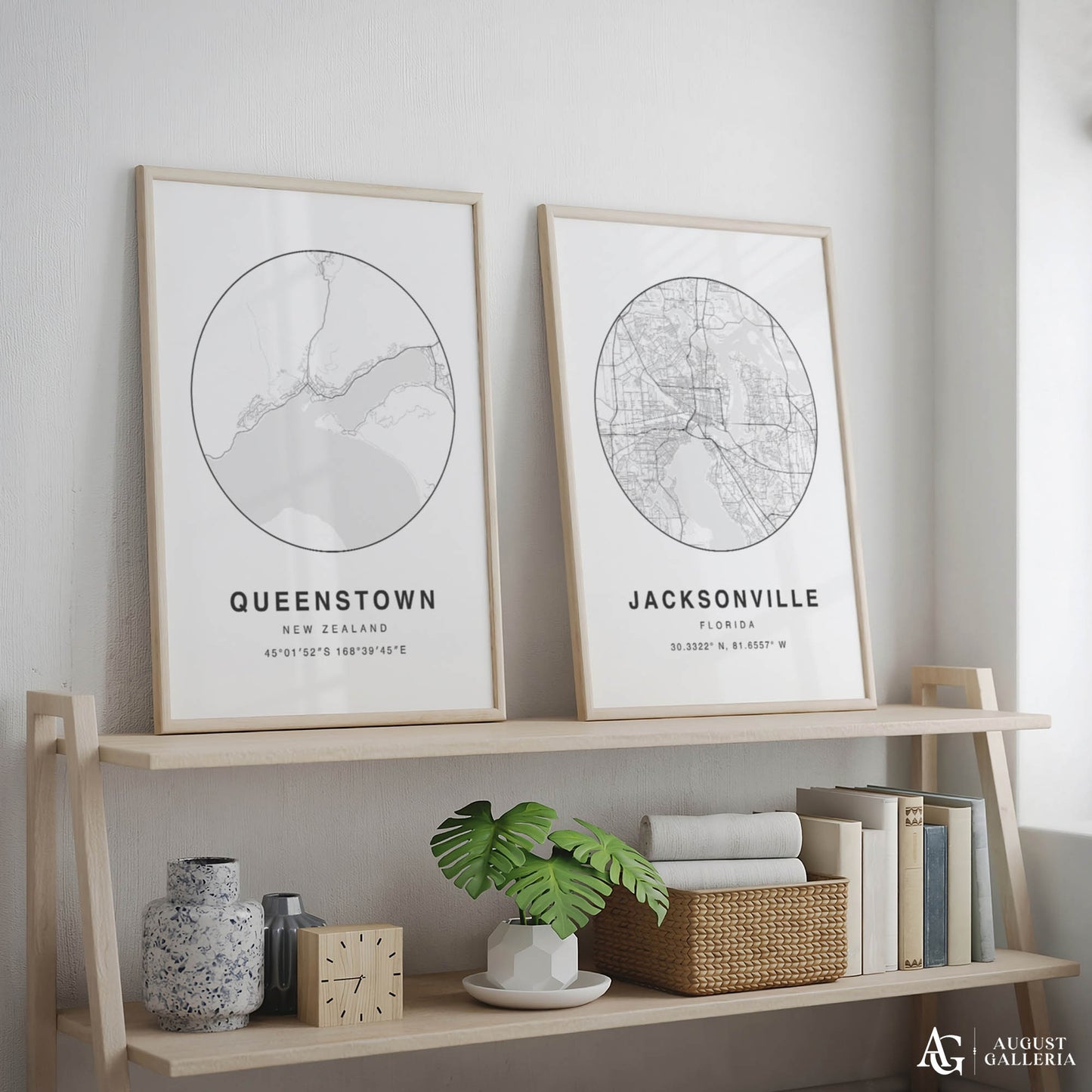 Queenstown Minimalist Map