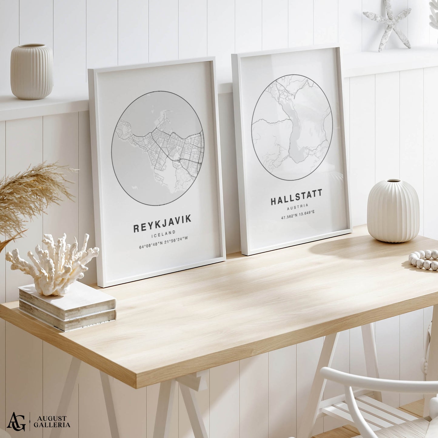 Reykjavik Minimalist Map