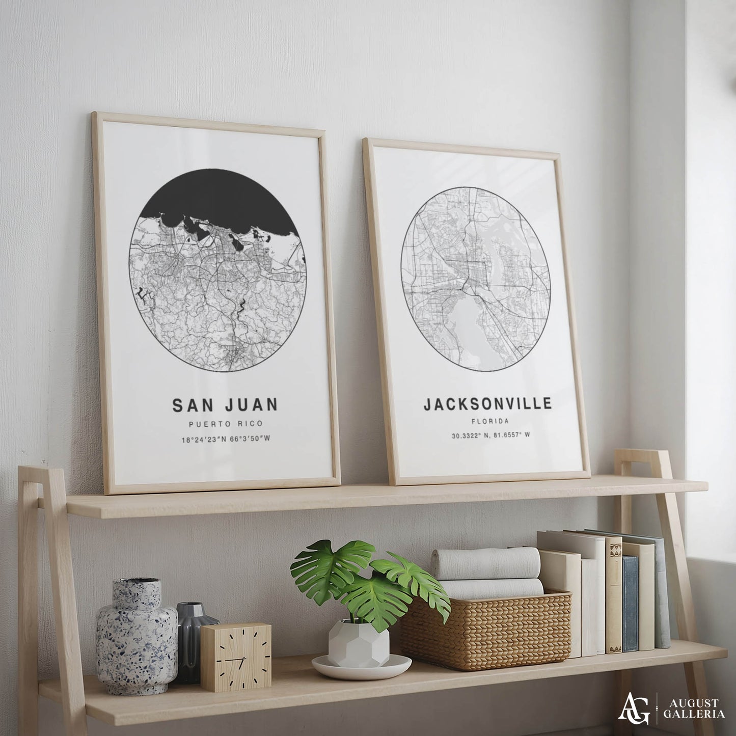 San Juan Minimalist Map