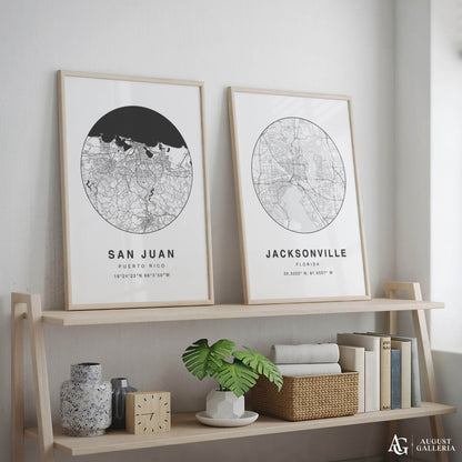 San Juan Minimalist Map