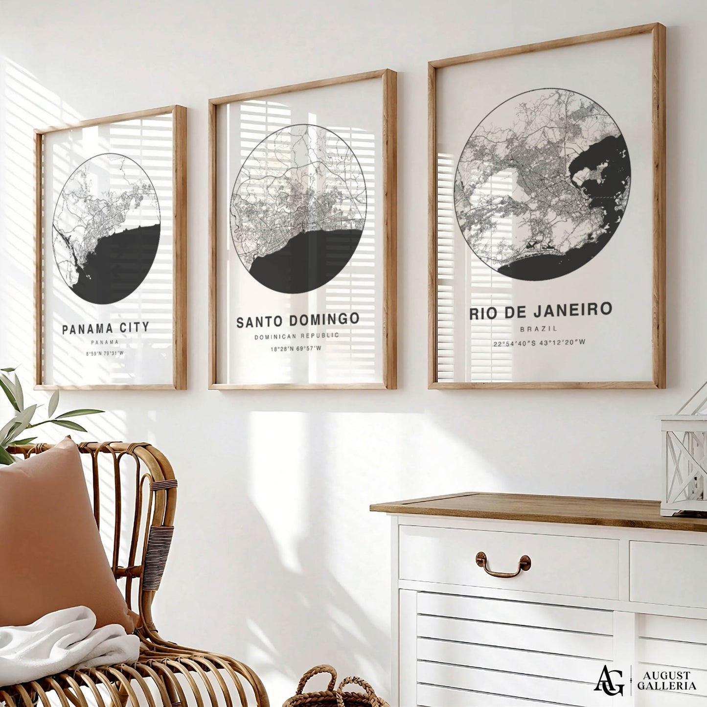 Santo Domingo Minimalist Map