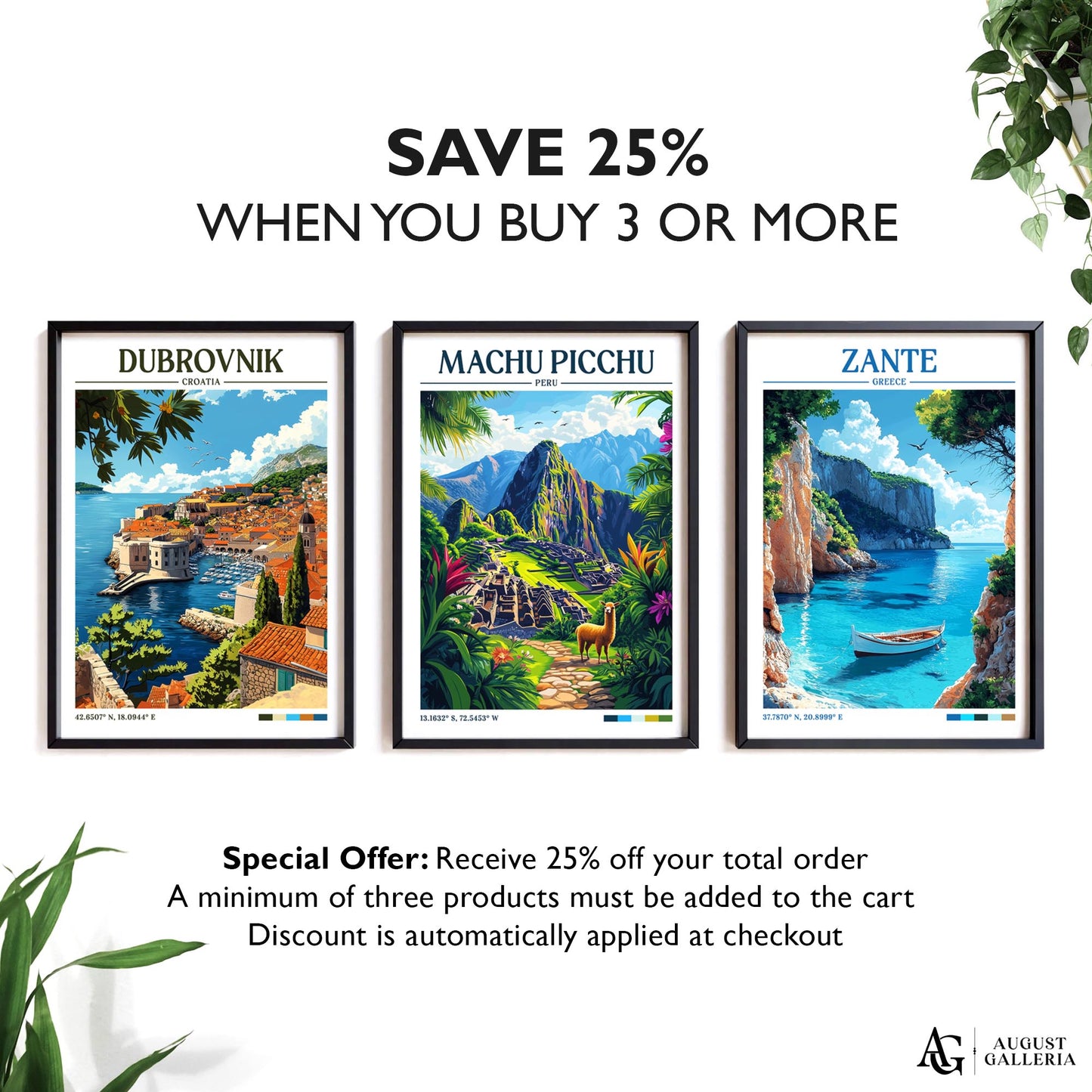 Machu Picchu Retro Travel Print