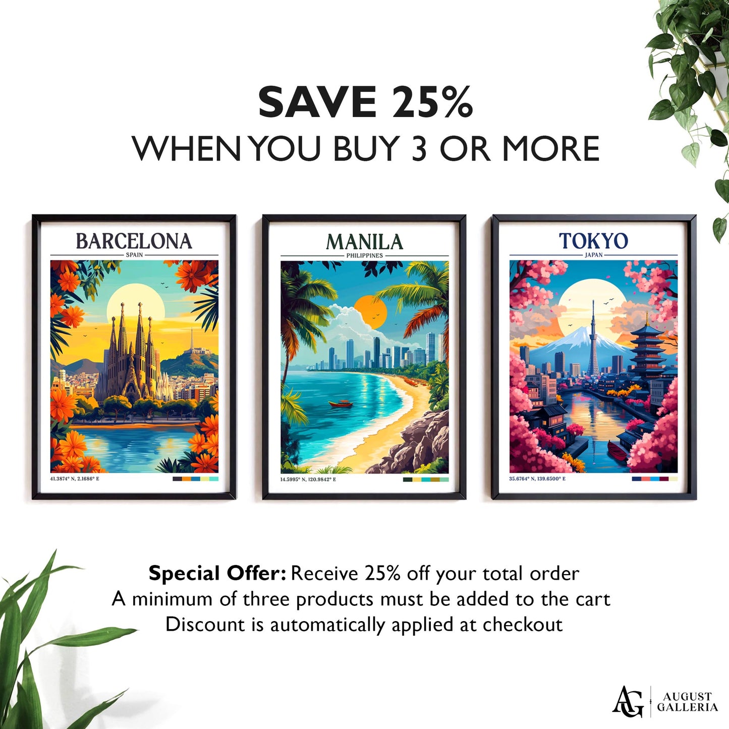 Manila Philippines Retro Travel Print