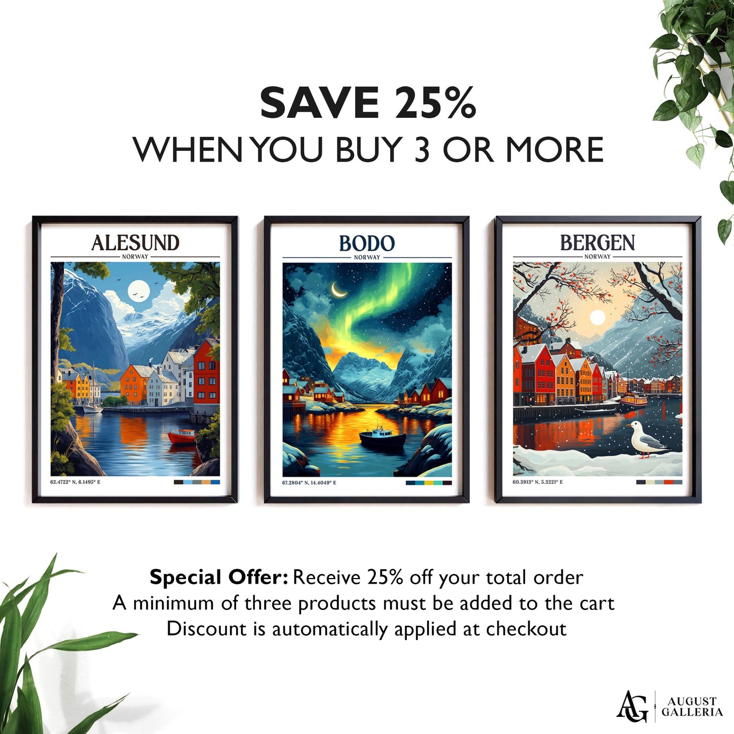 Bodo Norway Retro Travel Print