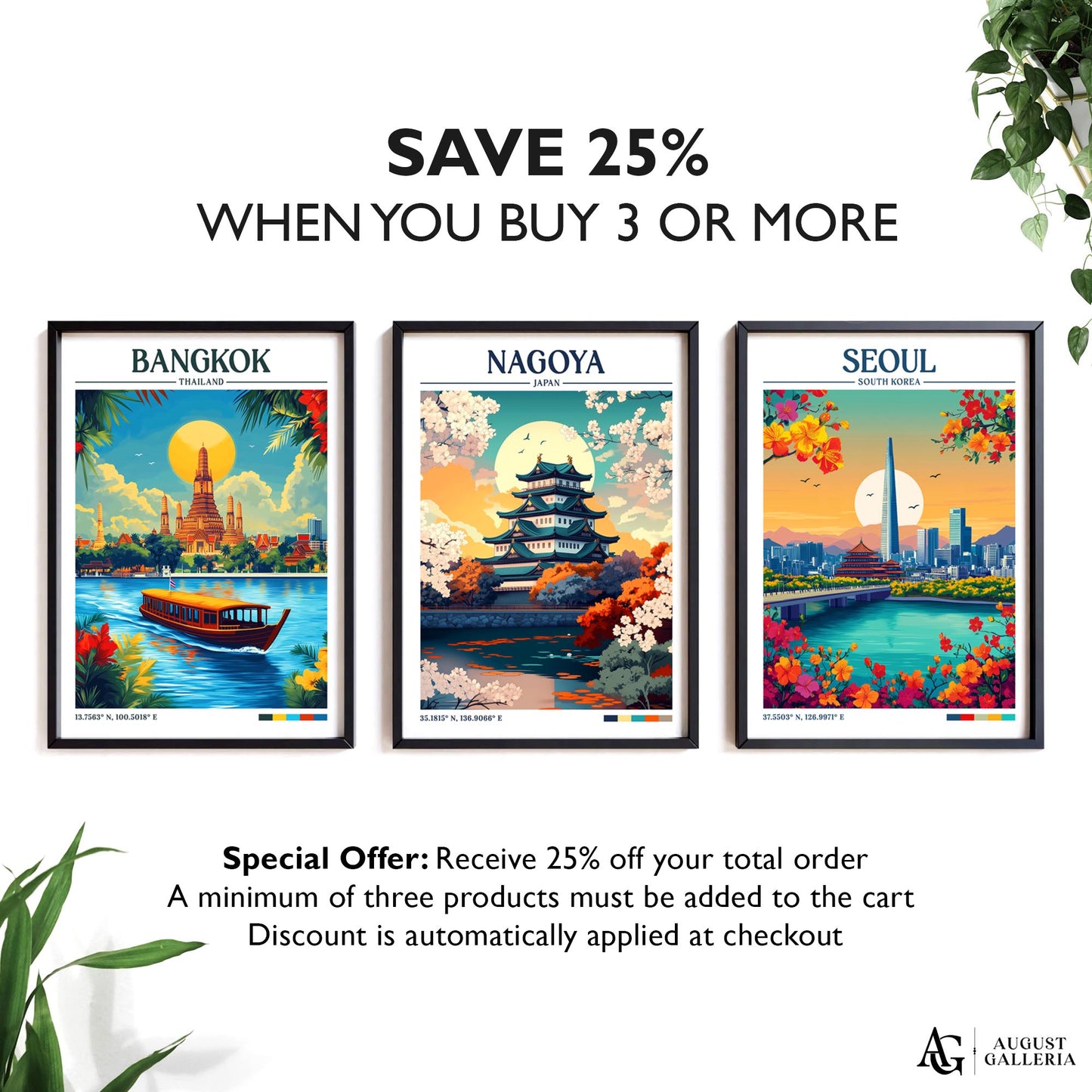 Nagoya Japan Retro Travel Print