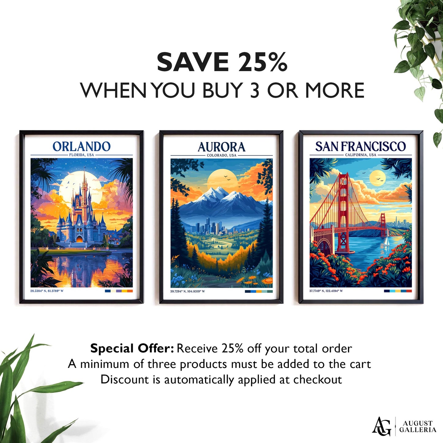 Aurora Colorado Retro Travel Print