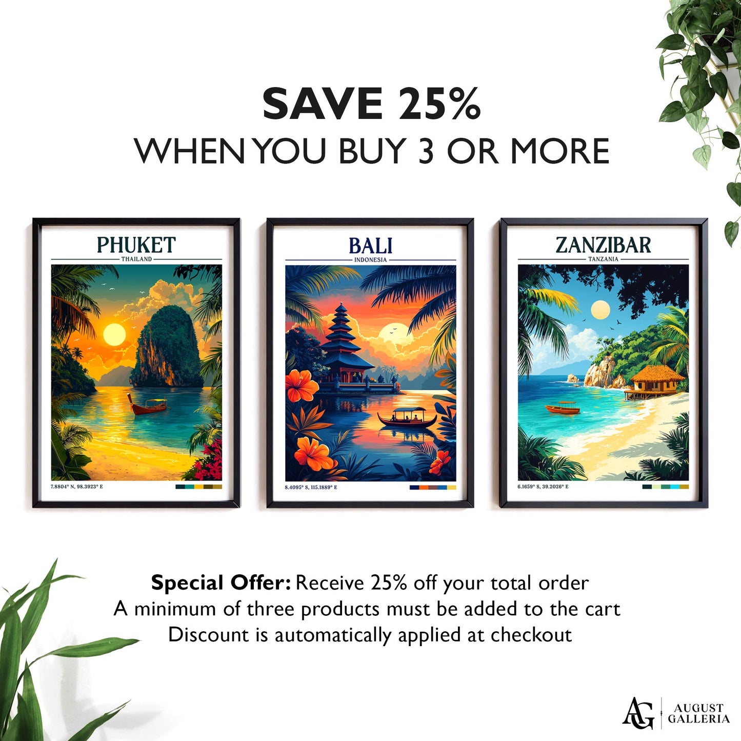 Bali Indonesia Retro Travel Print