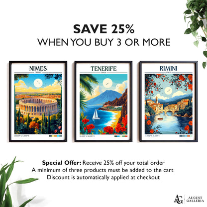 Tenerife Travel Print