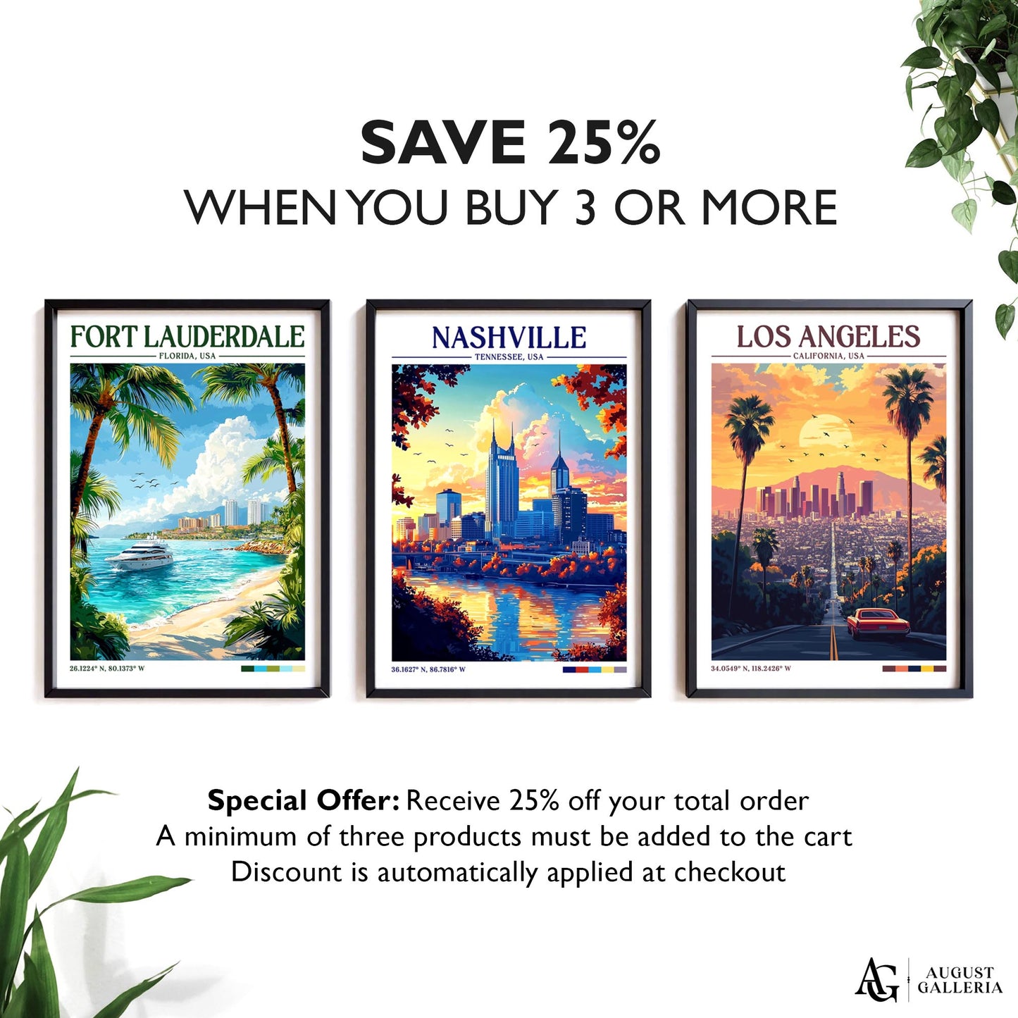 Nashville Tennessee Retro Travel Print