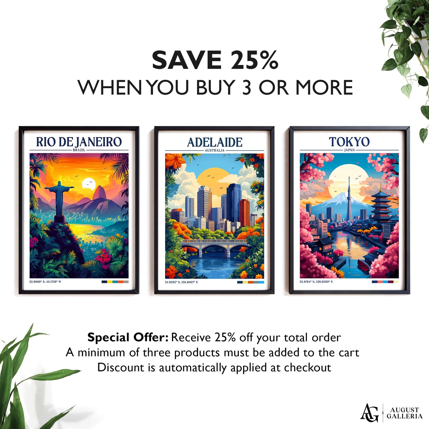 Adelaide Australia Retro Travel Print