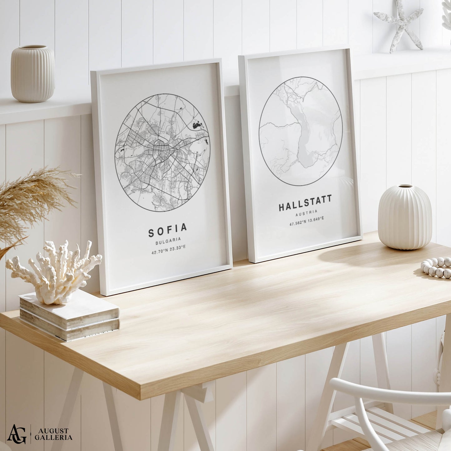 Sofia Minimalist Map