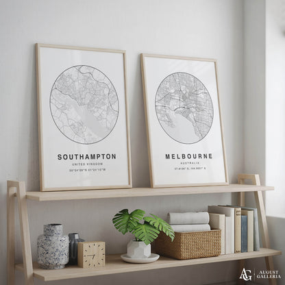 Southampton Minimalist Map