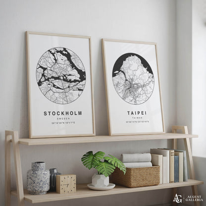 Stockholm Minimalist Map