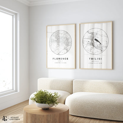 Tbilisi Minimalist Map