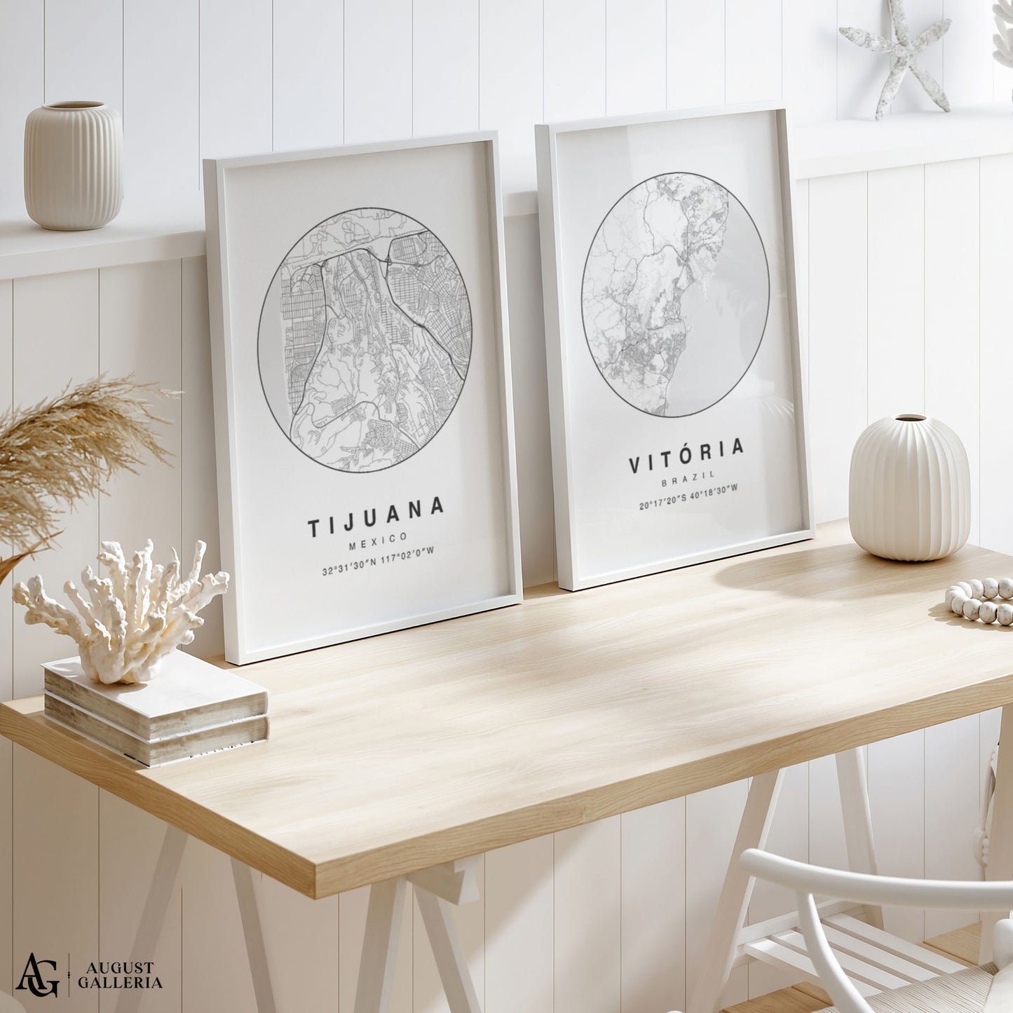 Tijuana Minimalist Map