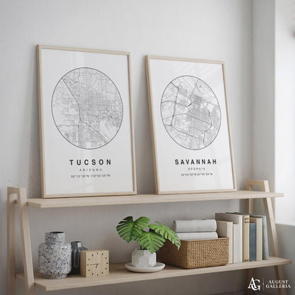 Tucson Minimalist Map