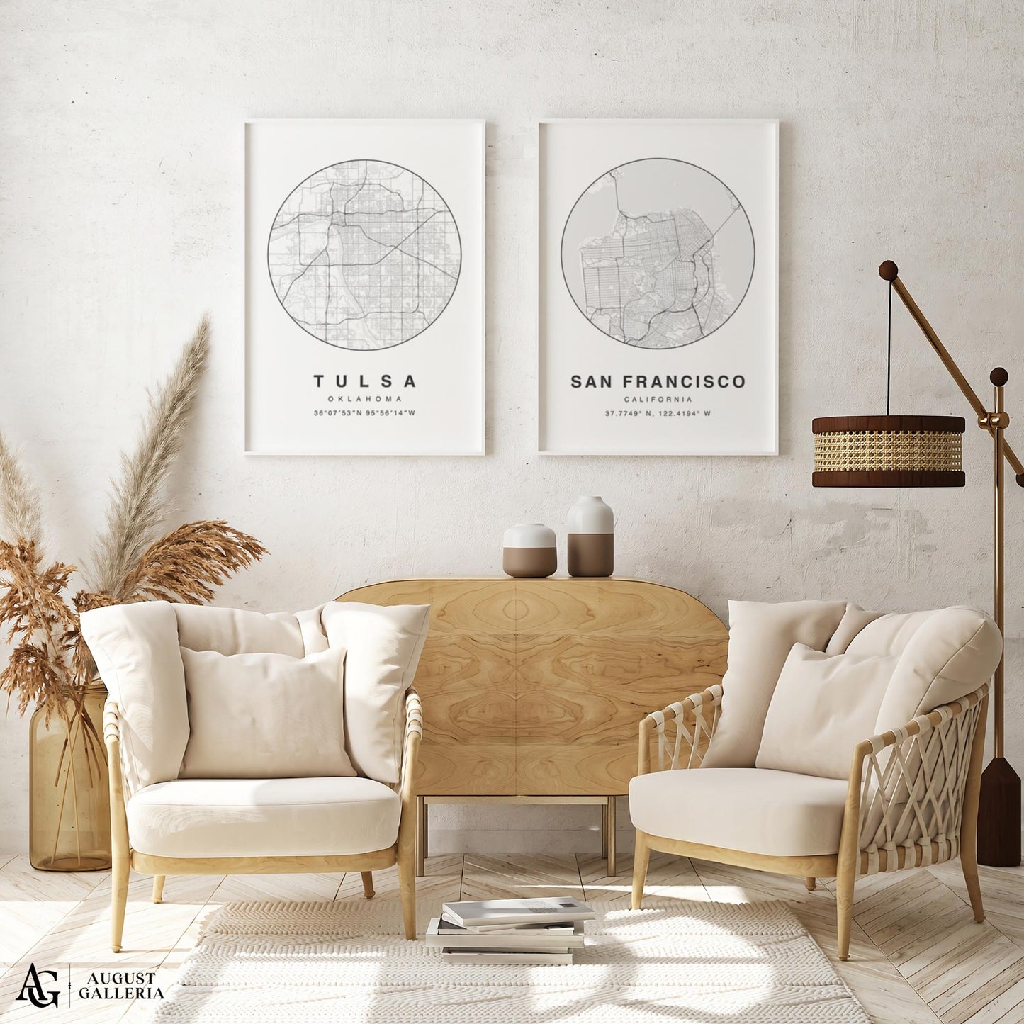 Tulsa Minimalist Map