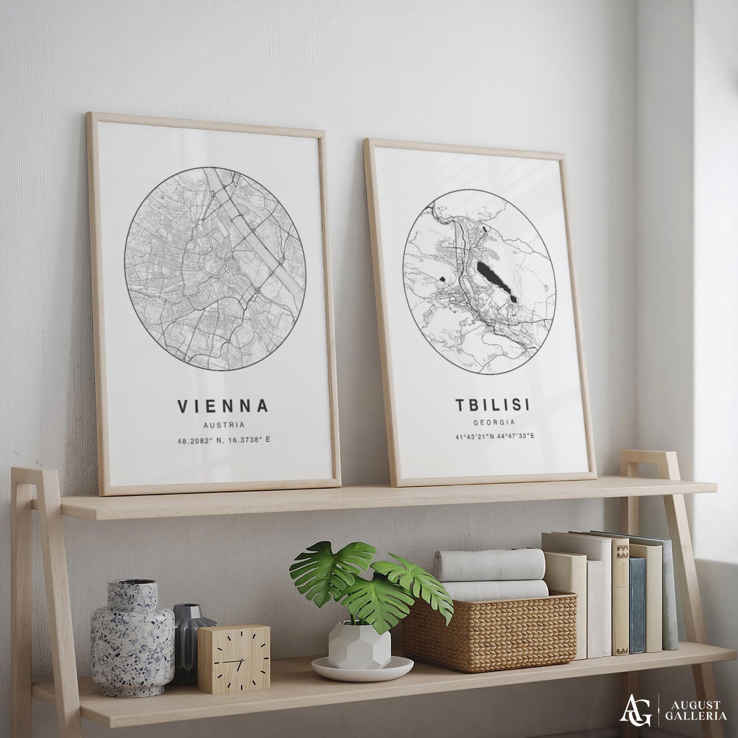 Vienna Minimalist Map