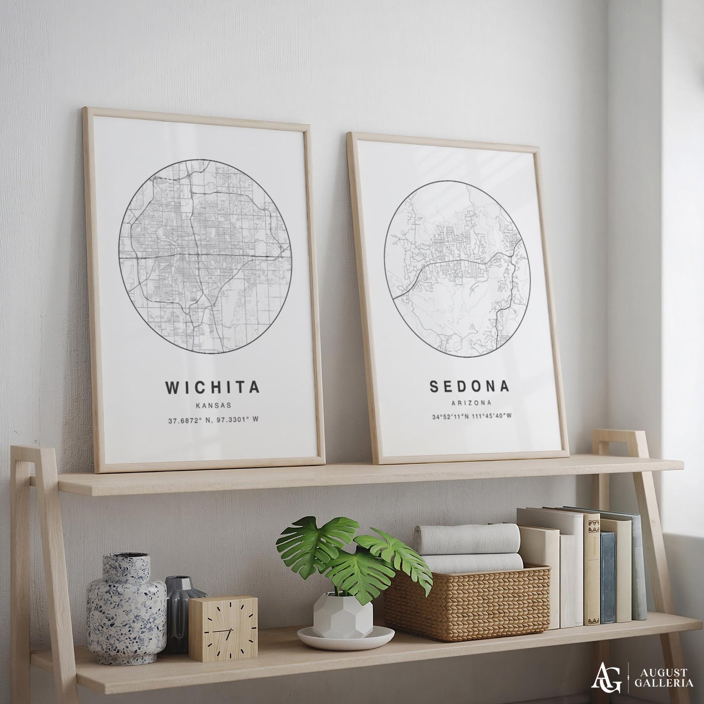 Wichita Minimalist Map